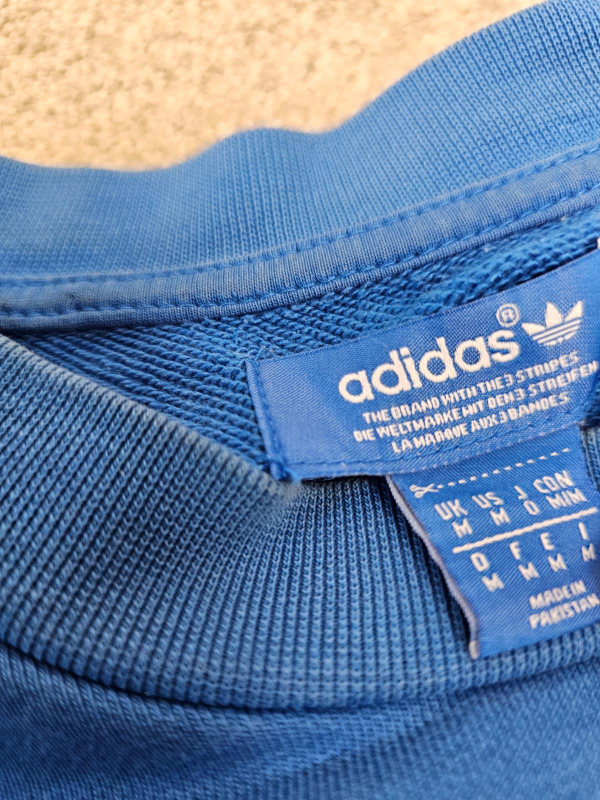 Adidas Mens Pullover Crew Neck Casual Jumper/Sweatshirt - M/Medium - Blue