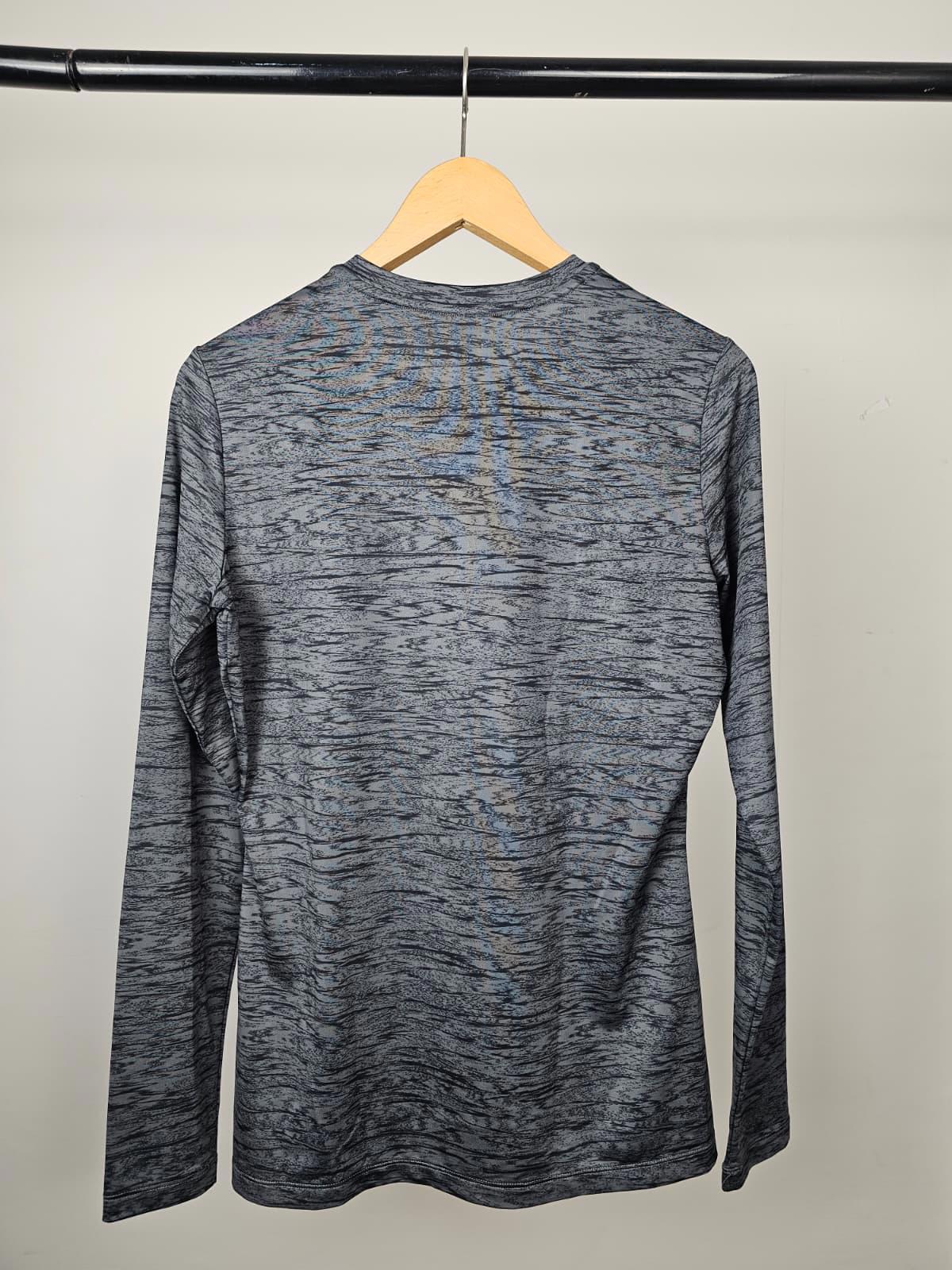 Nike Golf Womens Long Sleeve Activewear Top T-Shirt - M/Medium - Grey