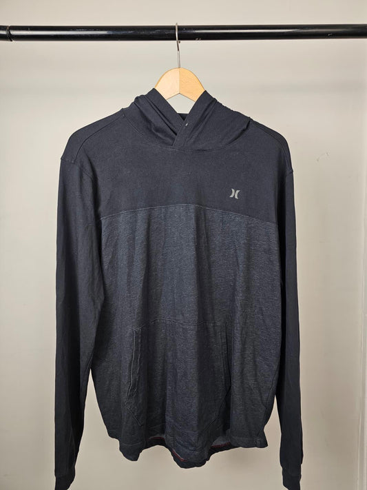 Hurley X Nike Dri-Fit Lightweight Pullover Activewear Running Hoodie - L/Large