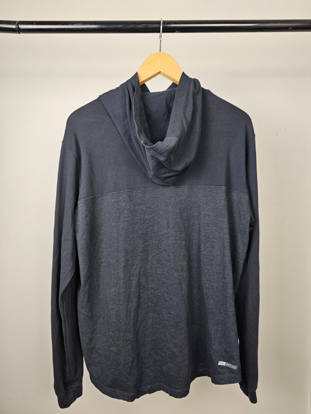 Hurley X Nike Dri-Fit Lightweight Pullover Activewear Running Hoodie - L/Large