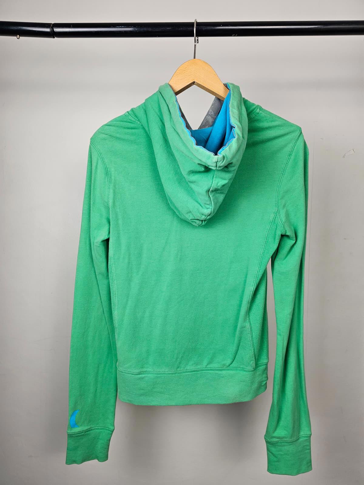 Hurley Womens Pullover Y2K 2000s Hoodie - XS/Extra Small - Green