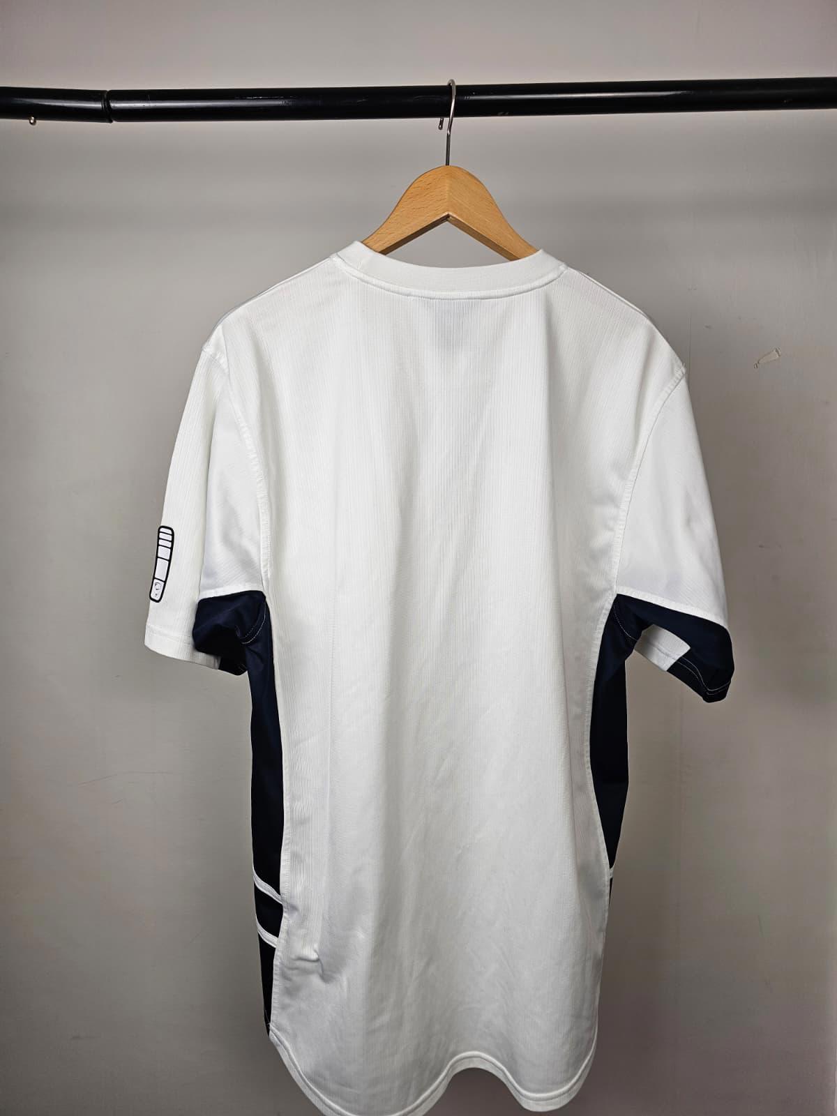 Nike Mens Y2K 2000's Silver Tag Activewear Dri-Fit T-Shirt - L/Large - White
