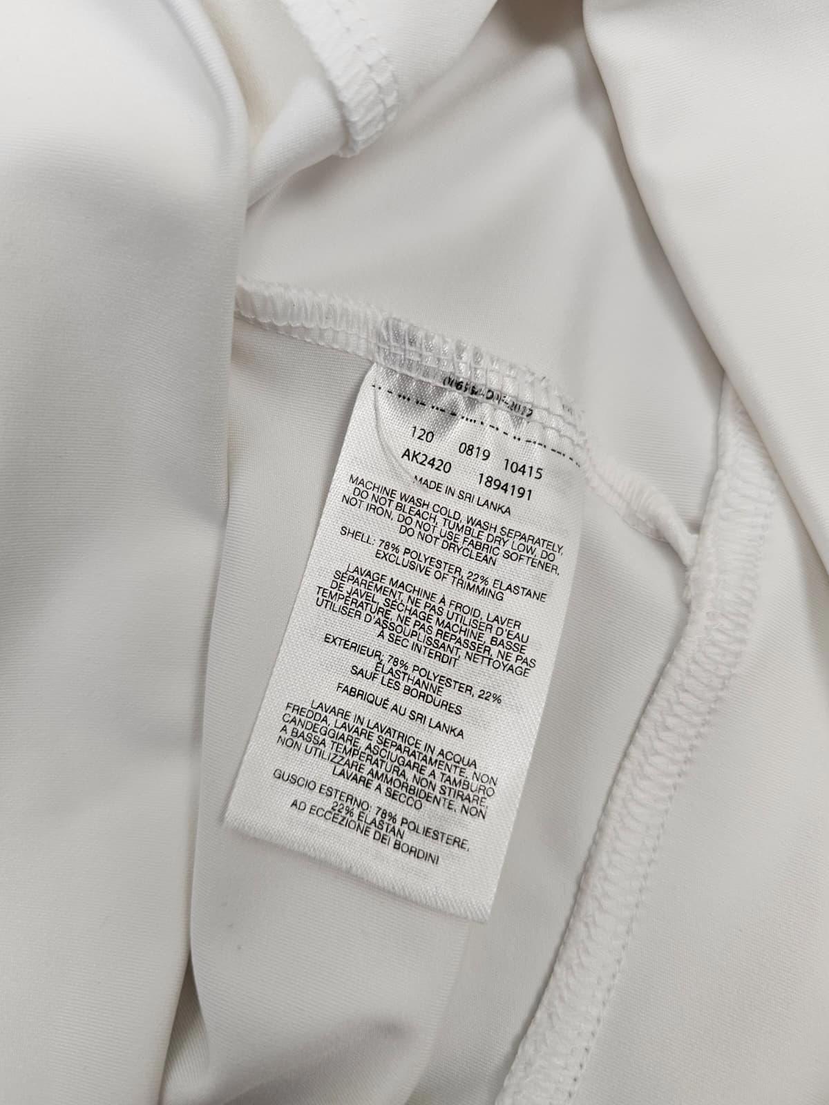 Columbia Womens Omni-Wick Activewear Cropped Vest Top - XL/Extra Large - White