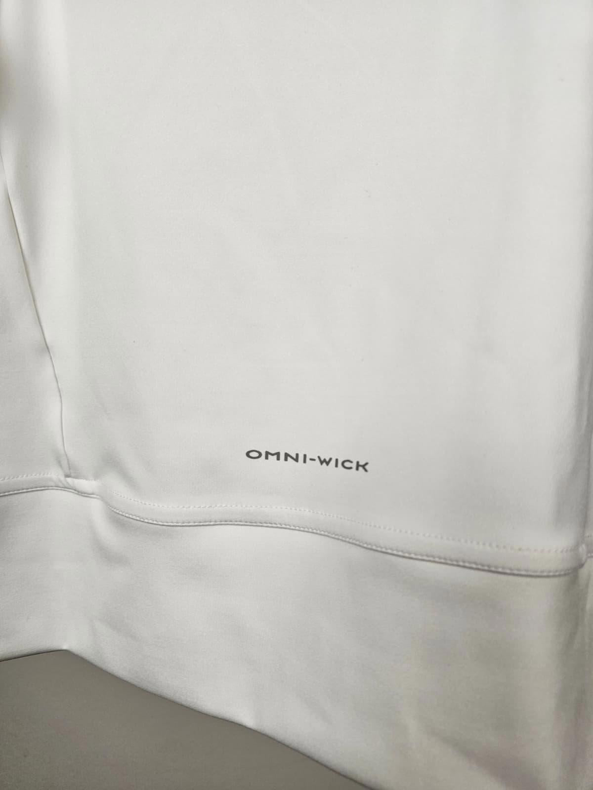 Columbia Womens Omni-Wick Activewear Cropped Vest Top - XL/Extra Large - White