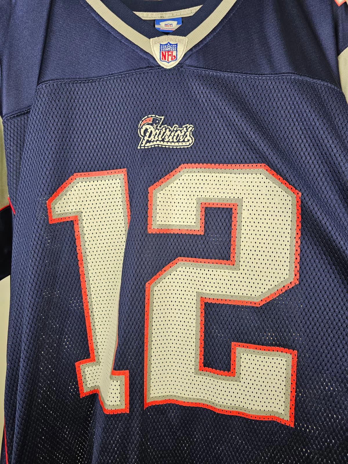 NFL Reebok USA New England Patriots - Tom Brady No. 12 Football Jersey -L/Large