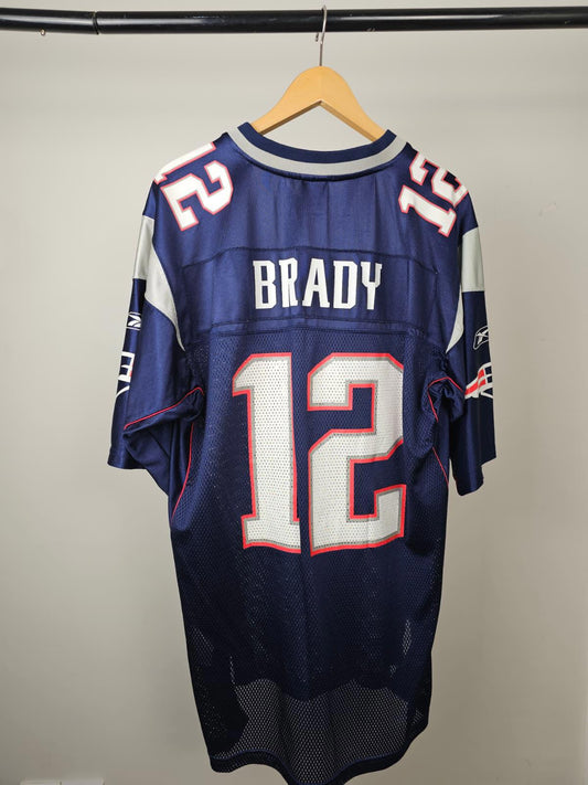 NFL Reebok USA New England Patriots - Tom Brady No. 12 Football Jersey -L/Large