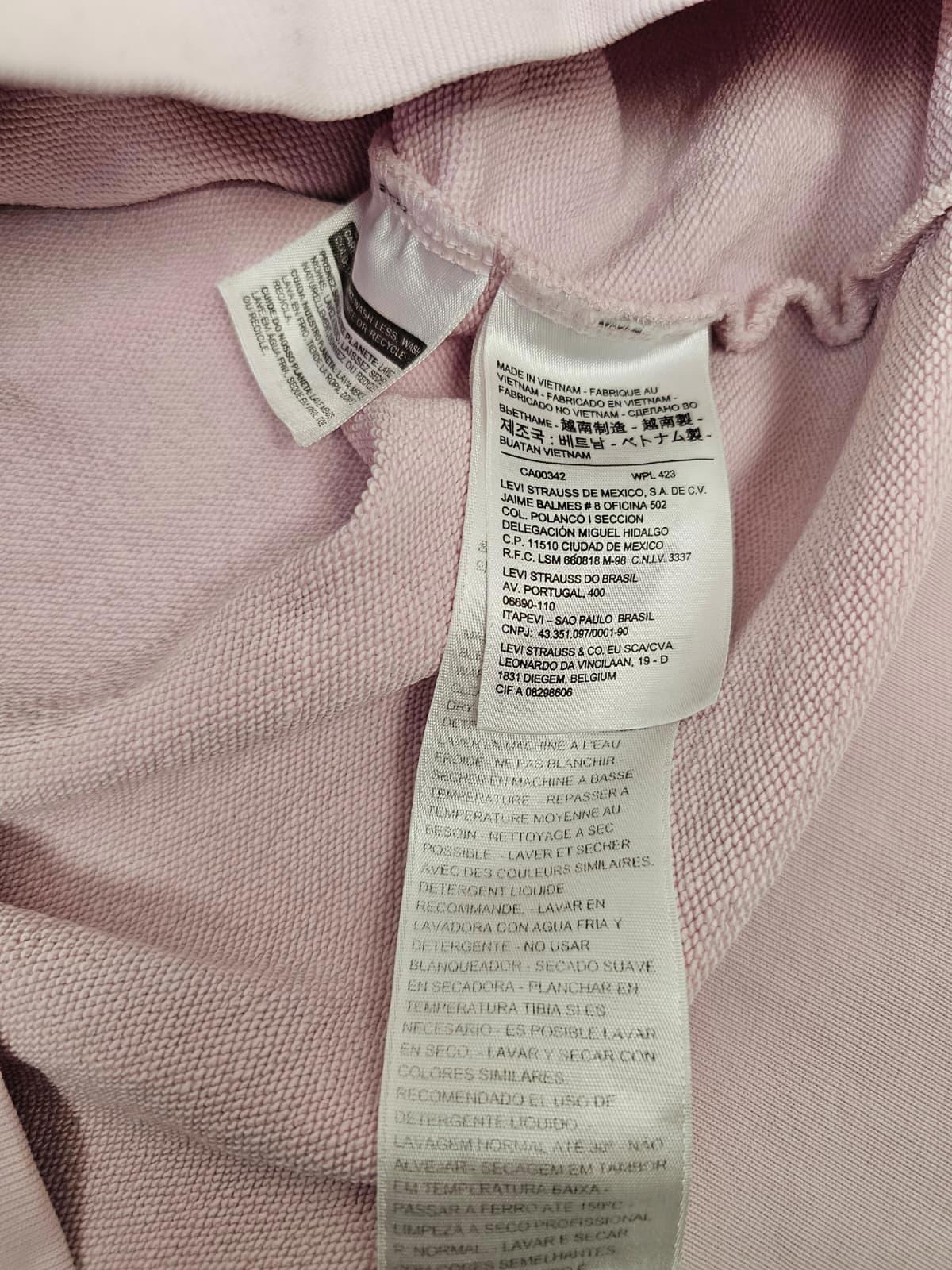 Levi's Womens Pullover Hooded Hoodie - M/Medium - Rose/Pink