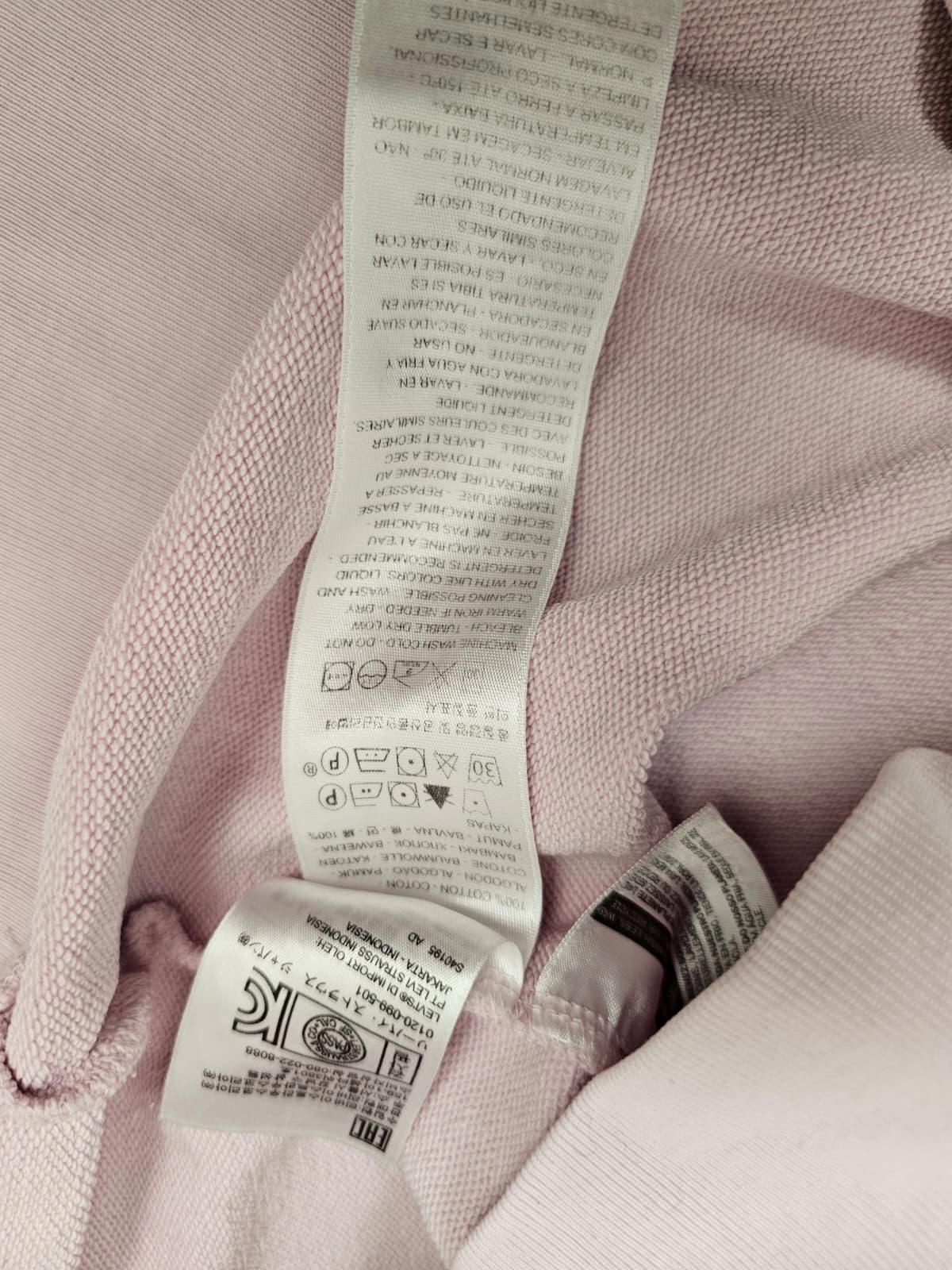 Levi's Womens Pullover Hooded Hoodie - M/Medium - Rose/Pink