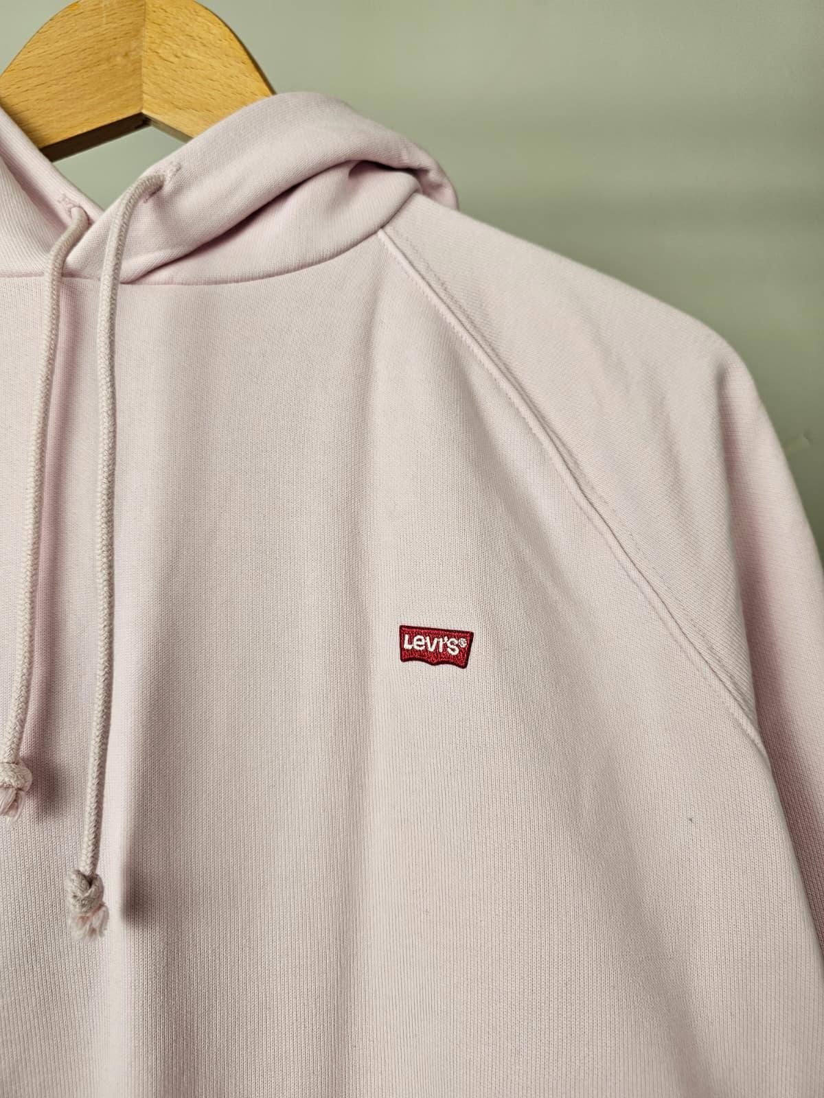 Levi's Womens Pullover Hooded Hoodie - M/Medium - Rose/Pink