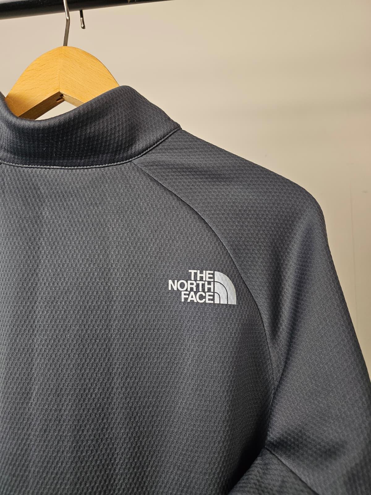 The North Face Mens Activewear Pullover 1/4 Zip Fleece Jumper - M/Medium - Grey