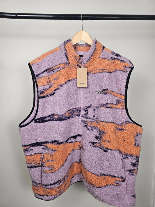 Vans Mens Sherpa Fleece Body Warmer/Vest/Gillet - XXL/Extra Extra Large/2XL
