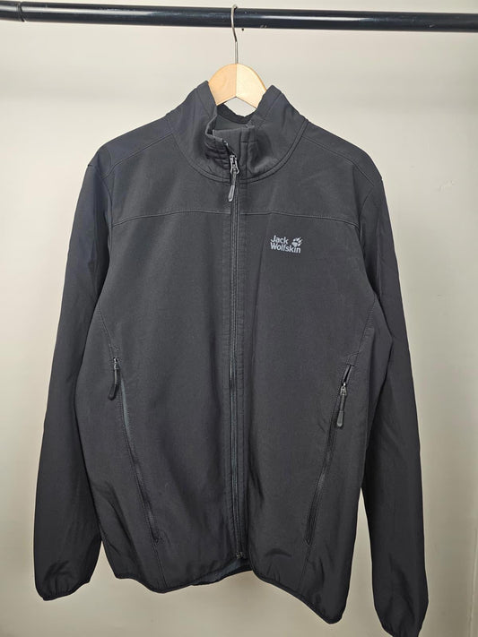 Jack Wolfskin Mens Stormlock Fleece Lined Soft Shell Casual/Activewear Jacket -L