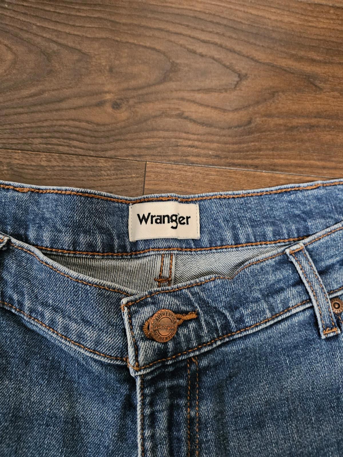 Wrangler Mens Texas Fit Blue Straight Leg Fit Jeans - W36/L30