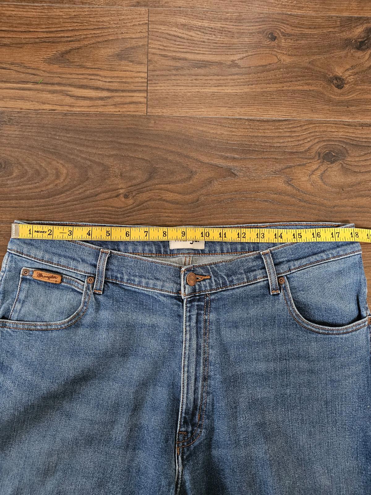 Wrangler Mens Texas Fit Blue Straight Leg Fit Jeans - W36/L30