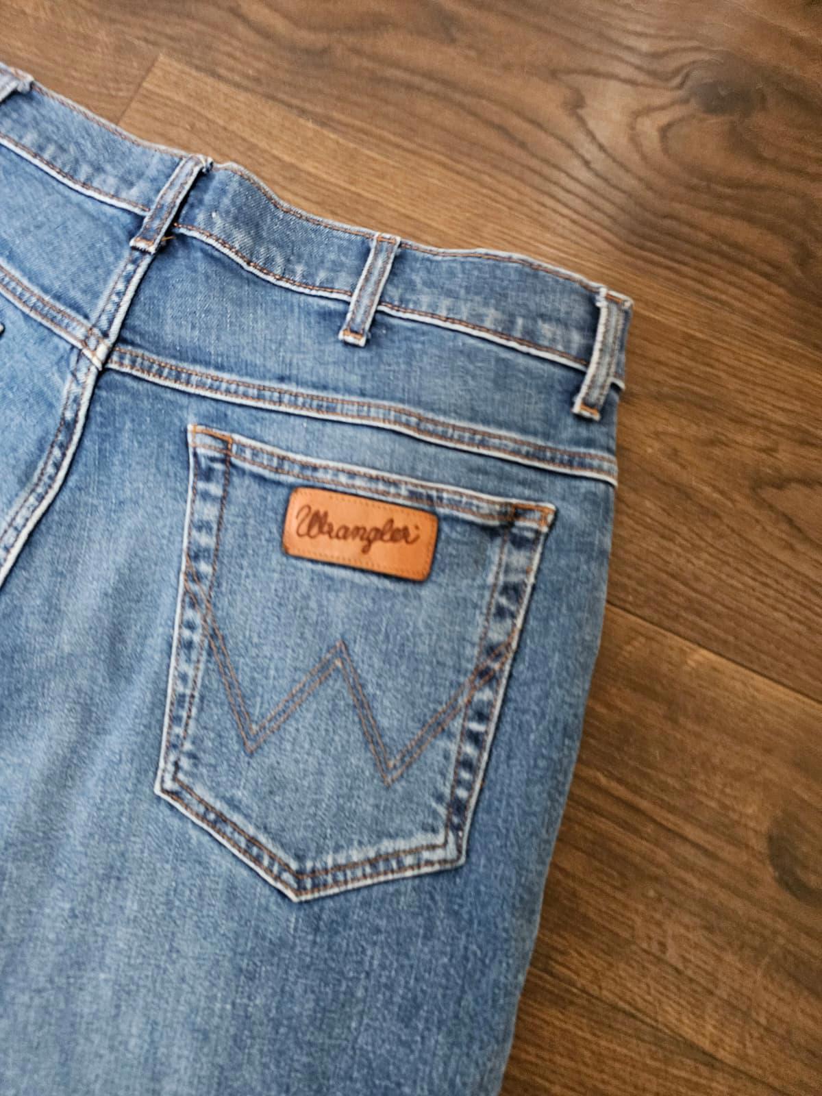 Wrangler Mens Texas Fit Blue Straight Leg Fit Jeans - W36/L30
