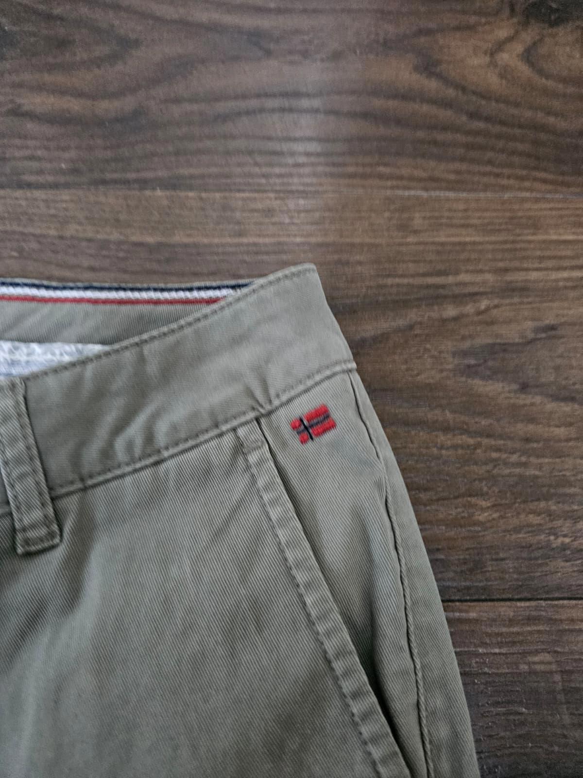 Napapijri Geographic Womens Cargo Trousers - UK 10 - Khaki