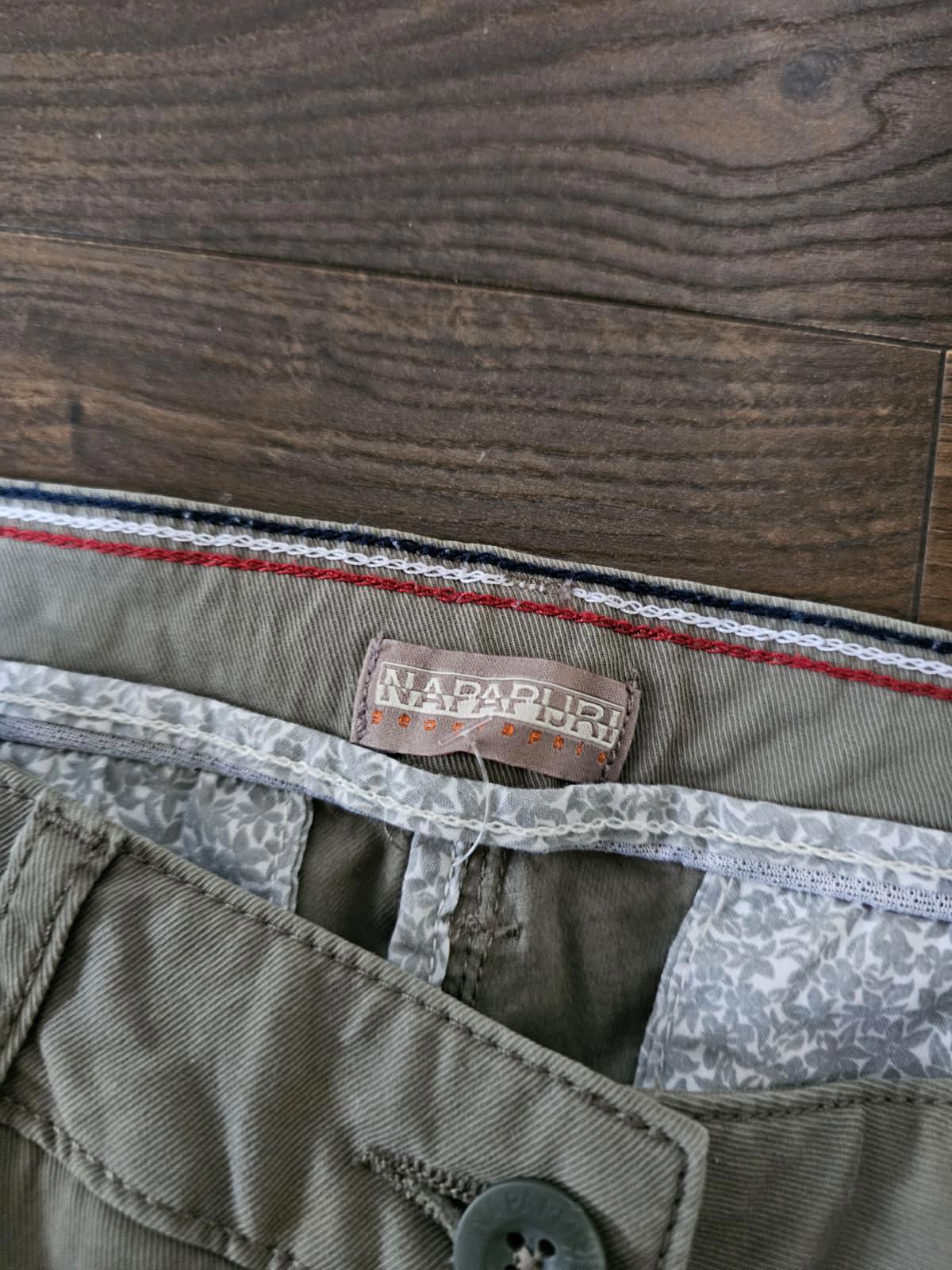 Napapijri Geographic Womens Cargo Trousers - UK 10 - Khaki