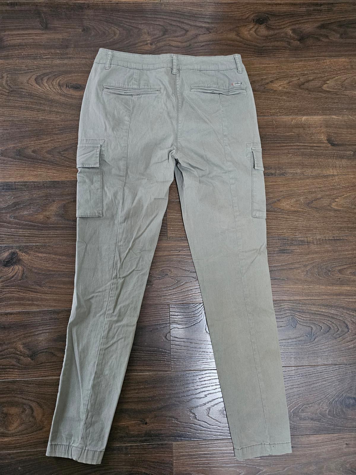 Napapijri Geographic Womens Cargo Trousers - UK 10 - Khaki