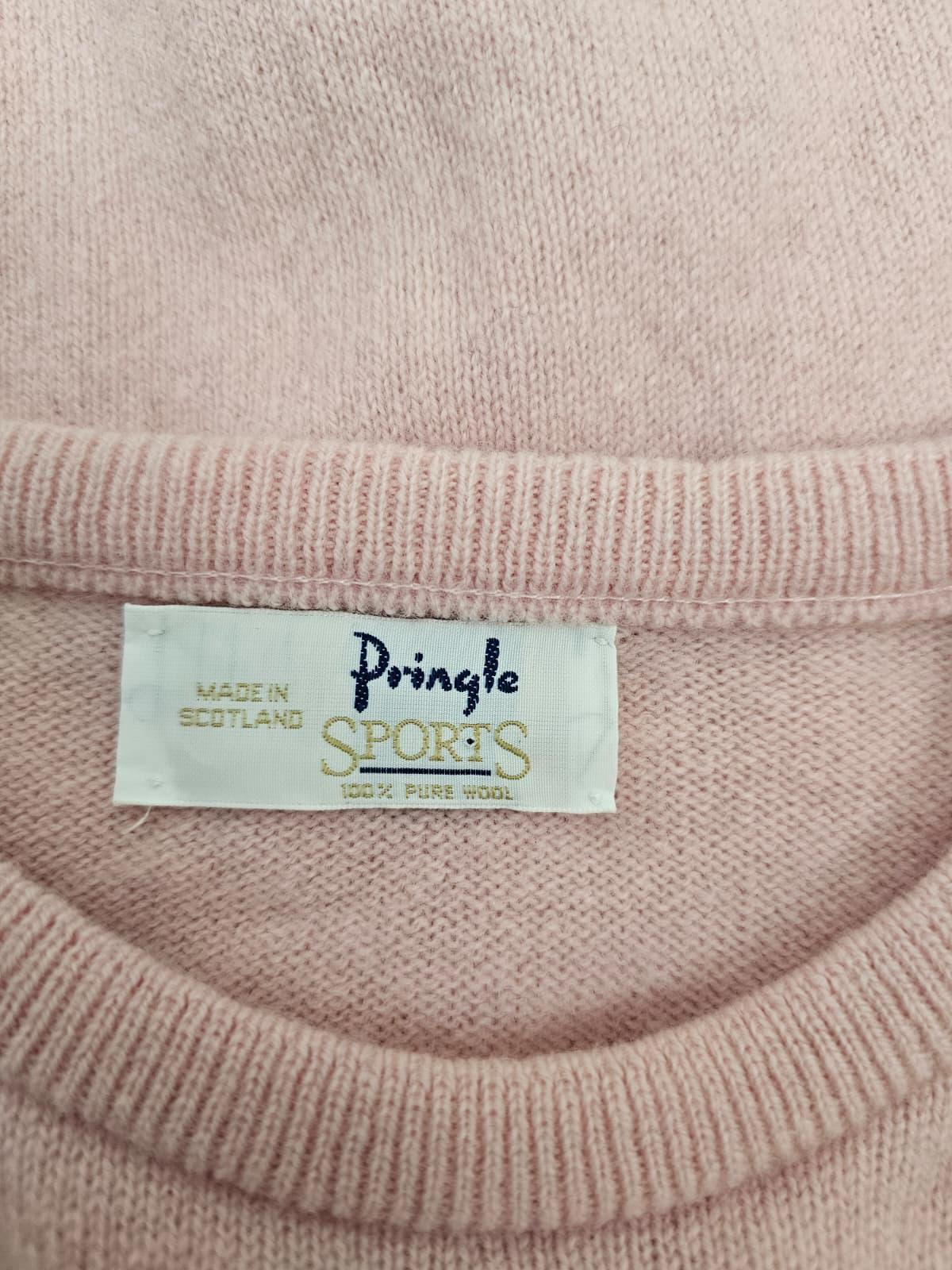 Pringle Sports Womens Vintage 90's 100% Wool Pullover Jumper/Sweater - XS