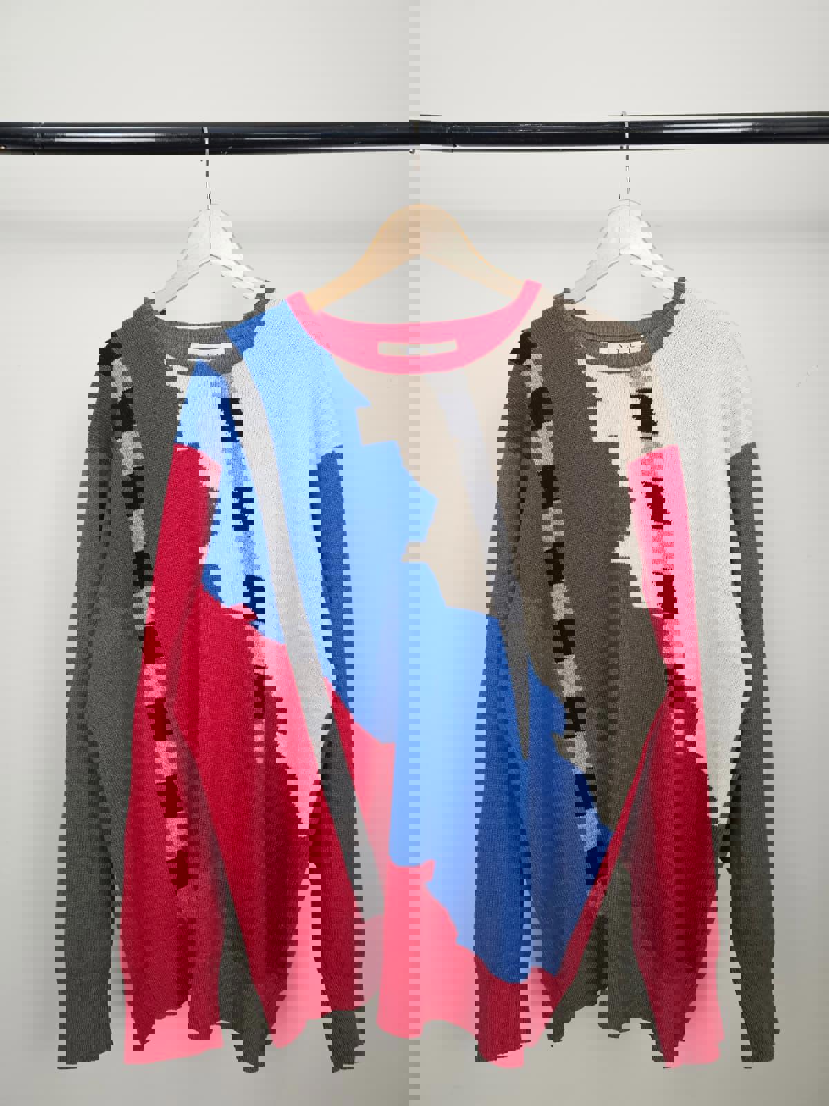 Pringle Of Scotland Vintage 100% Wool Pullover Knitted Jumper/Sweater - L/Large