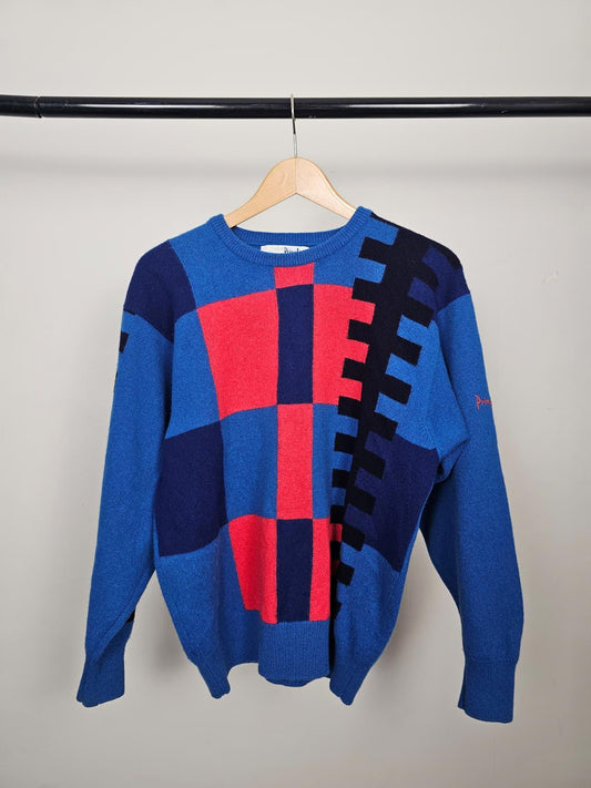 Pringle Of Scotland Vintage 100% Wool Pullover Knitted Jumper/Sweater - XS