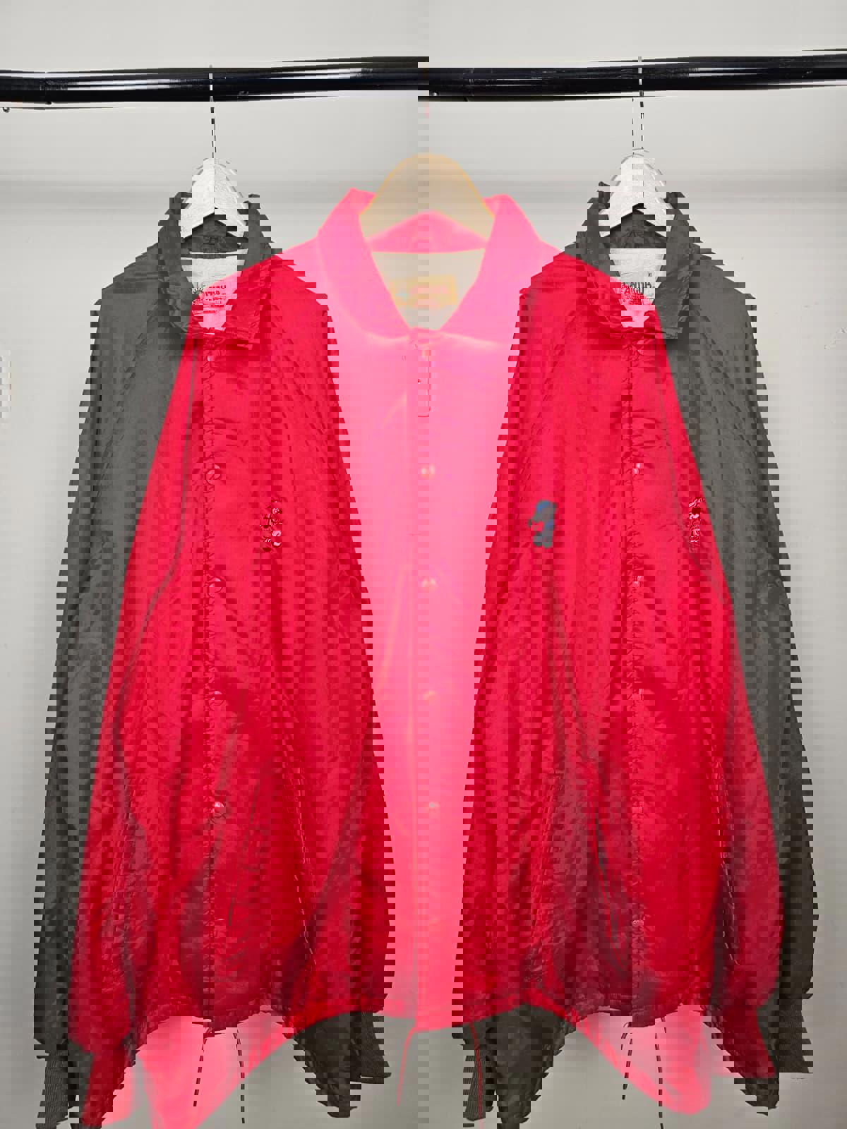 Disney Antigua Golf Coach Style Lined Snap Button Windbreaker Jacket - XL