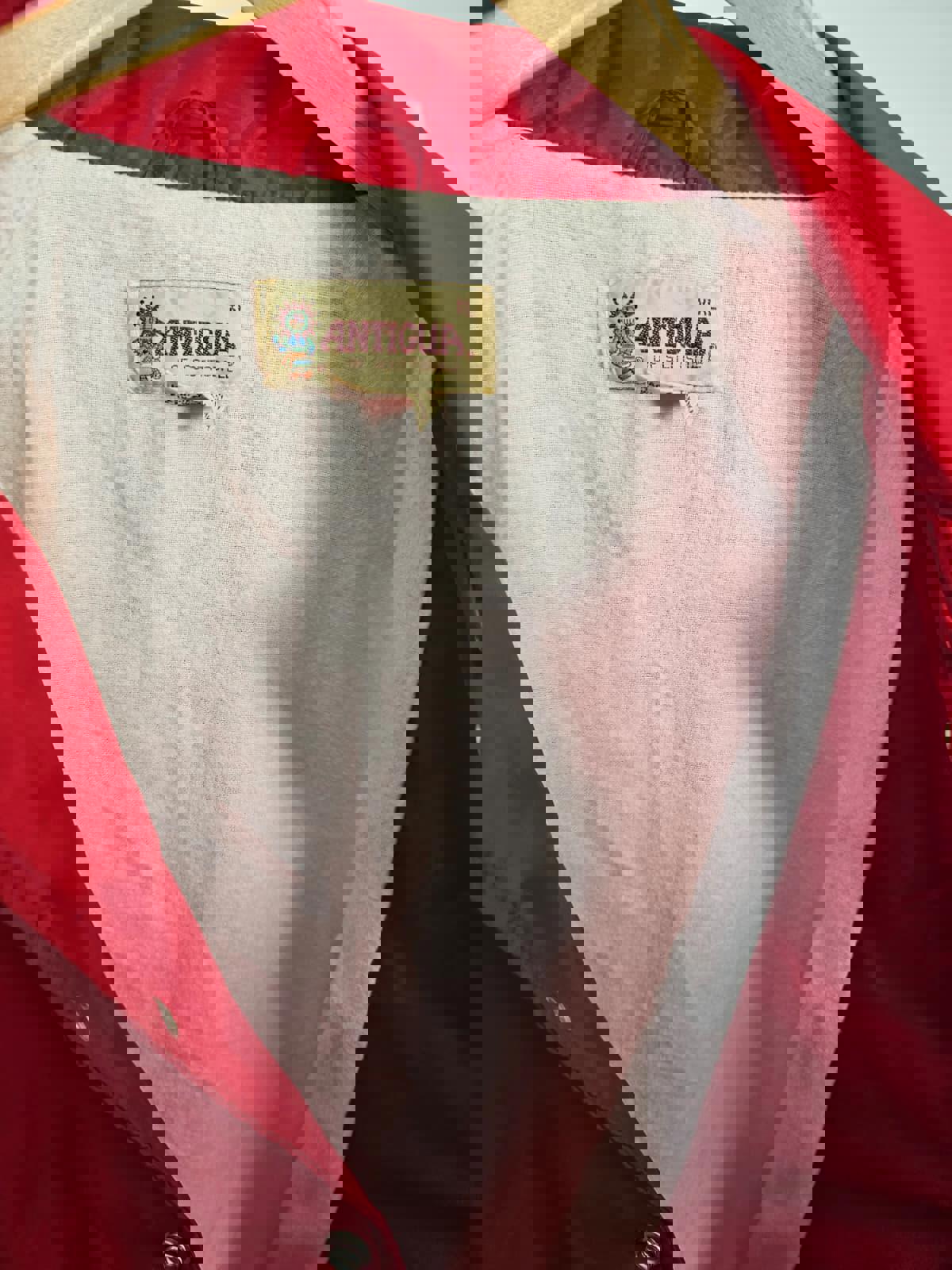 Disney Antigua Golf Coach Style Lined Snap Button Windbreaker Jacket - XL