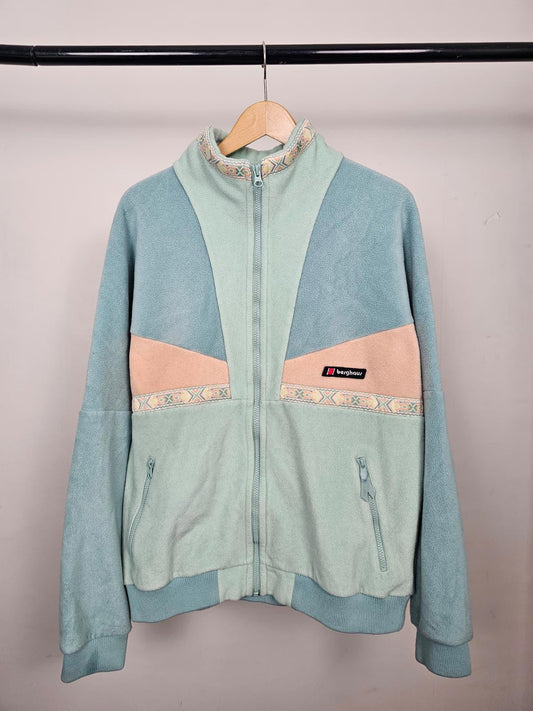 Berghaus Full Zip Tramantana Aztec Fleece Jacket - M/Medium - Unisex