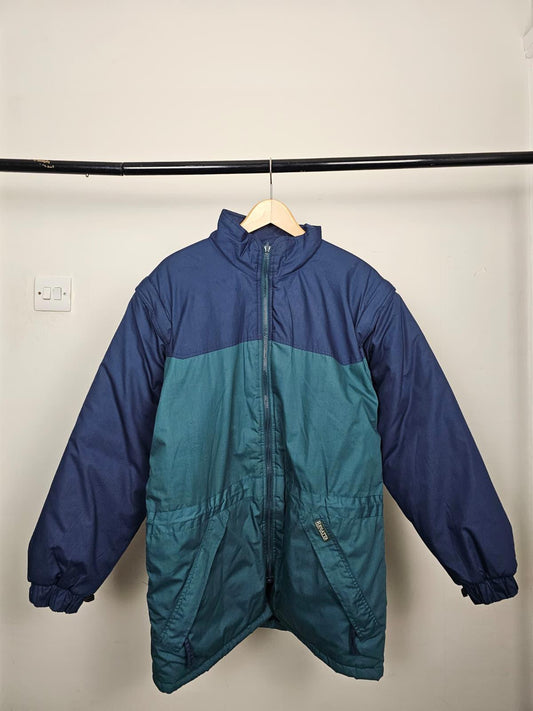 Regatta Vintage 90's Mens Convertible Insulated Winter Coat/Jacket/Bodywarmer -M