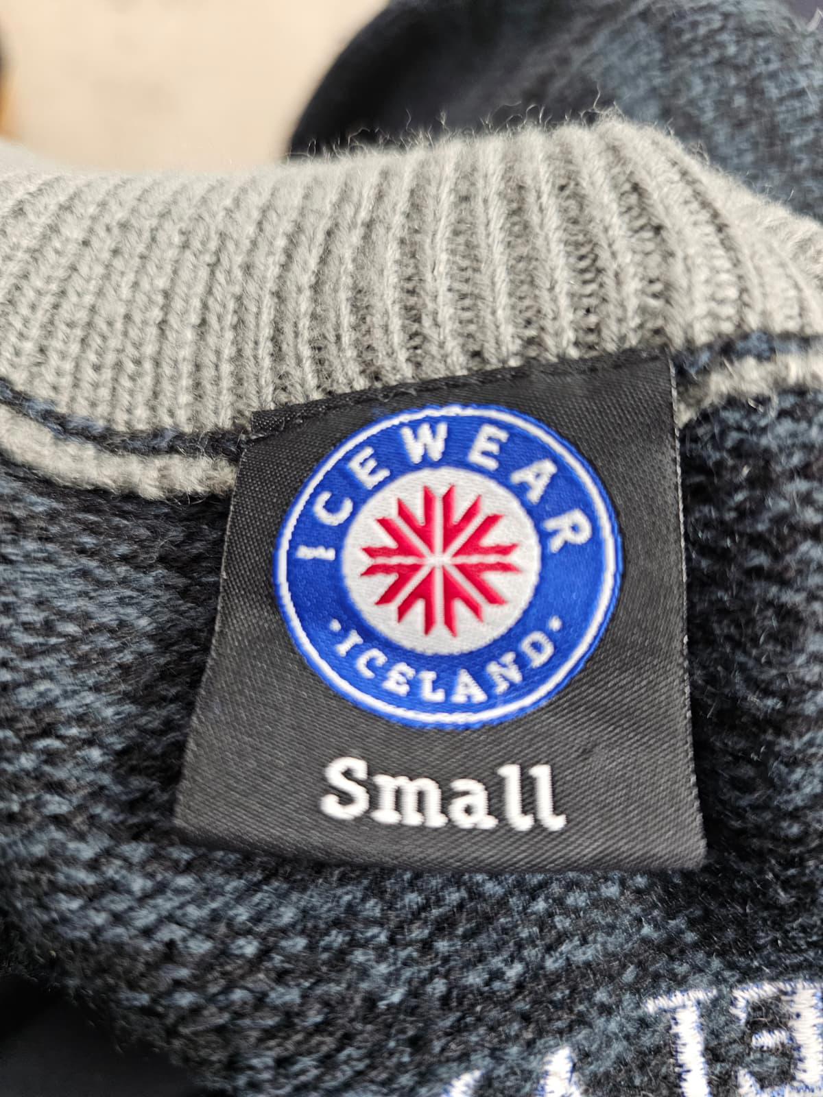 Ice Wear Arctic Explorer Club Iceland Knitted Pullover 1/4 Zip Jumper- S/Small