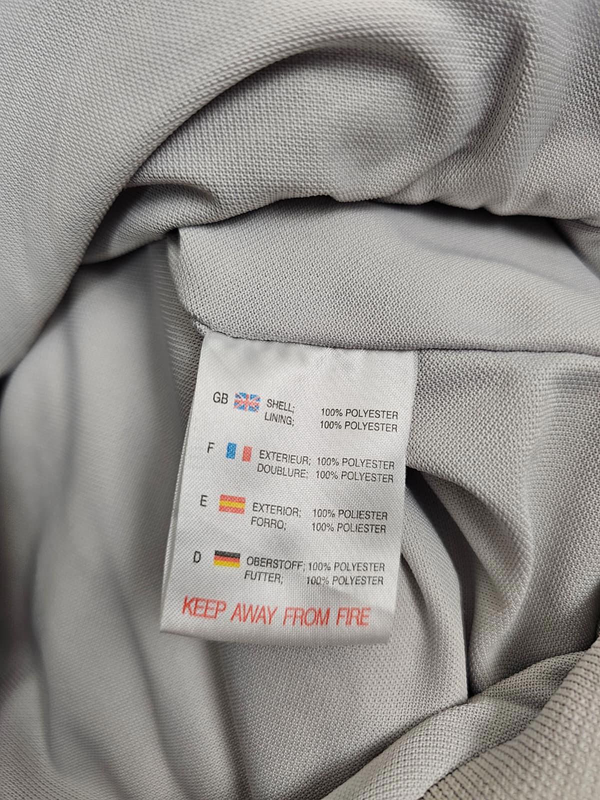 Rockport Men's Y2K 2000's Heavy Weight Full Zip Fleece Jacket -  Pale Grey