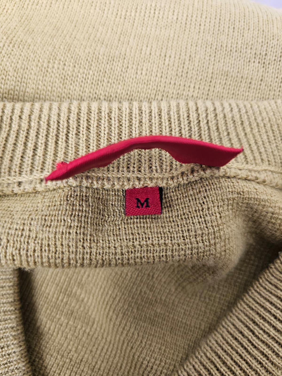 Gabicci Men's Veck 90's Mod Wool Blend Knitted Pullover Jumper/Sweater -M/Medium
