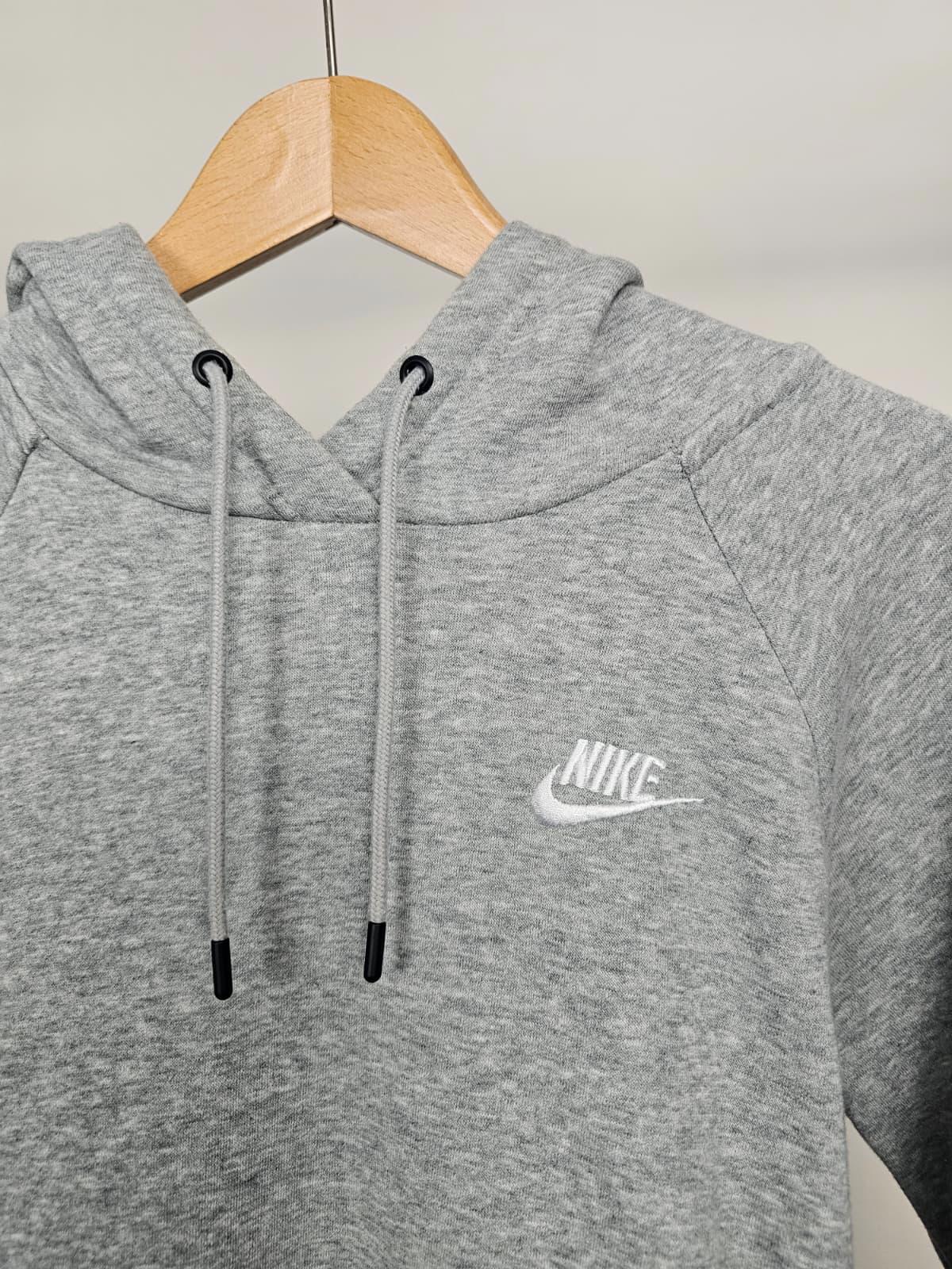 Nike Pullover Embroidered Hoodie - M/Medium - Grey