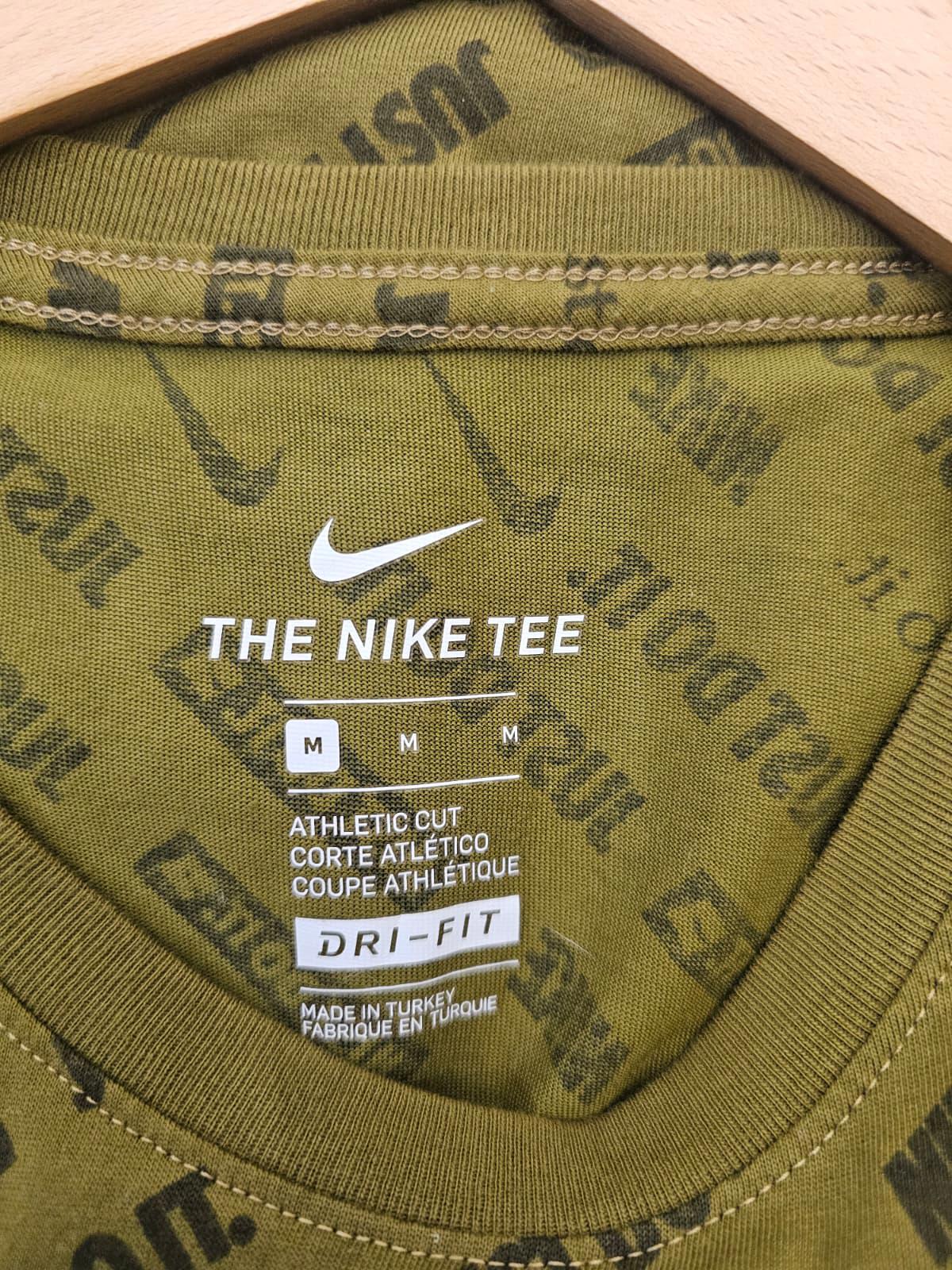 Nike Dri-Fit Mens All Over 'Just Do It' Print Short Sleeve Top/T-Shirt M/Medium
