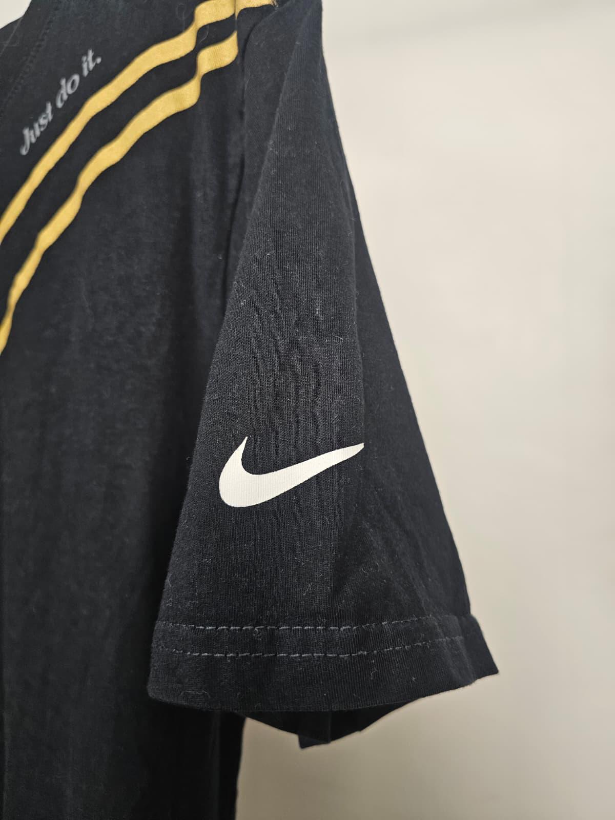 Nike Dri-Fit Mens Big Swoosh 'Just Do It' Print Short Sleeve Top/T-Shirt L/Large