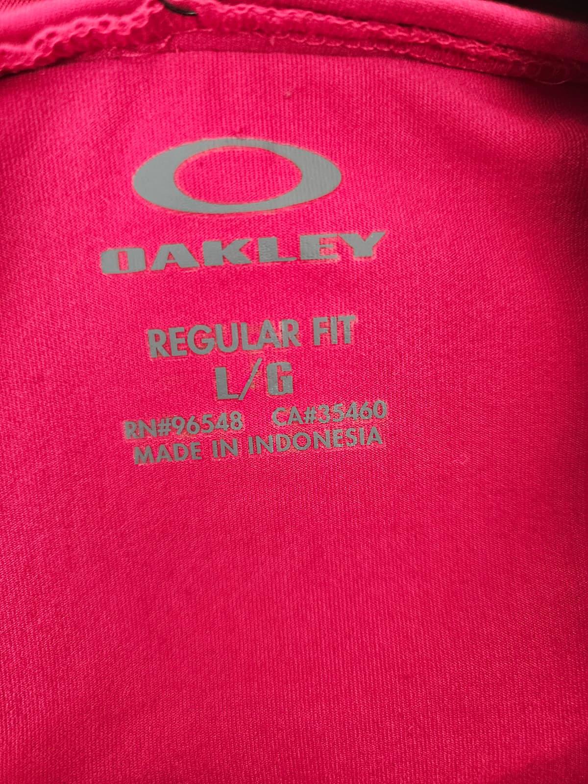 OAKLEY Mens Hydrolix 1/4 Zip Pullover Bayer Layer Long Sleeve Top/T-Shirt - L