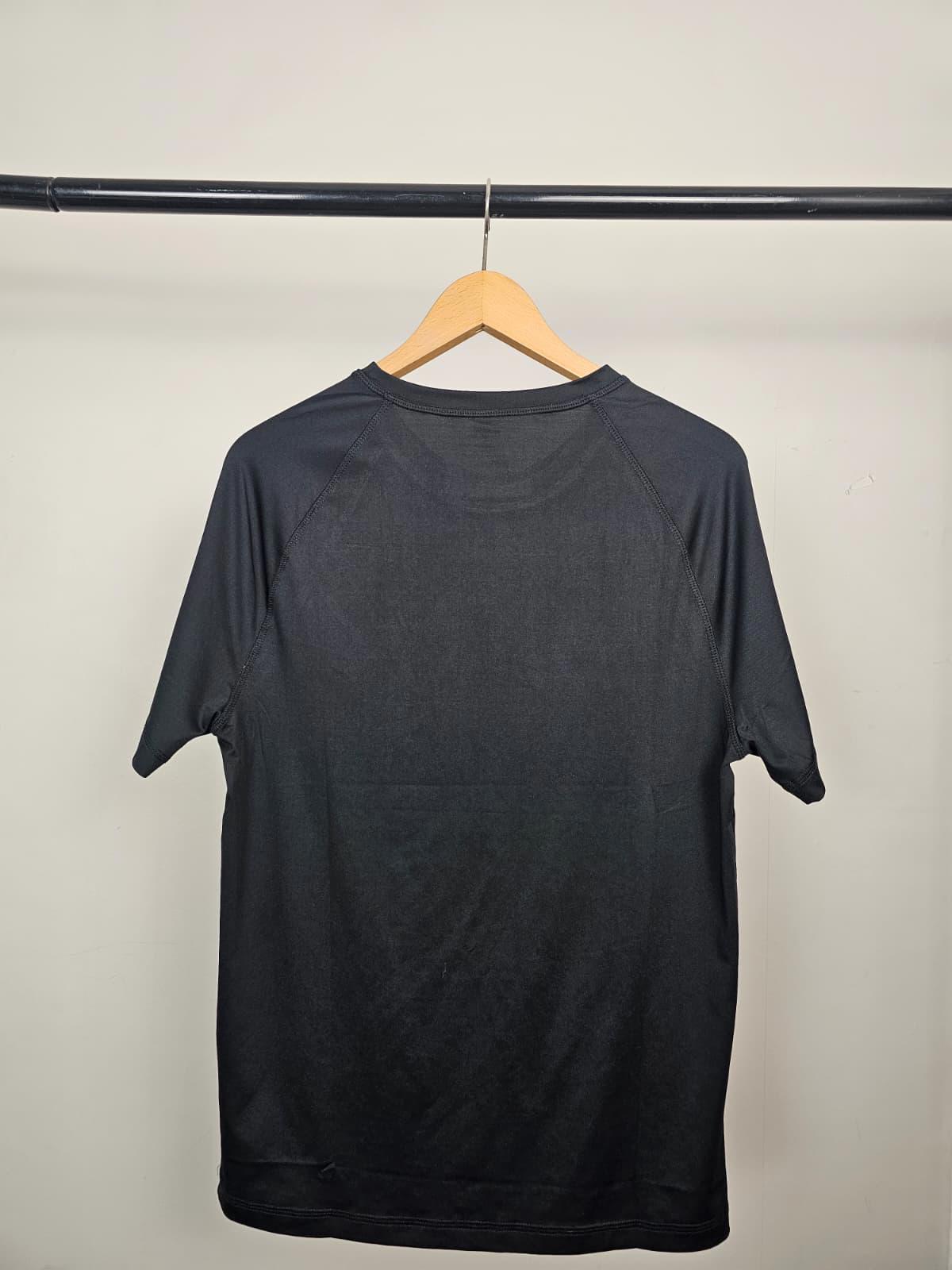 Hurley Men's Short Sleeve Surf Print Top/T-Shirt - S/Small - Black