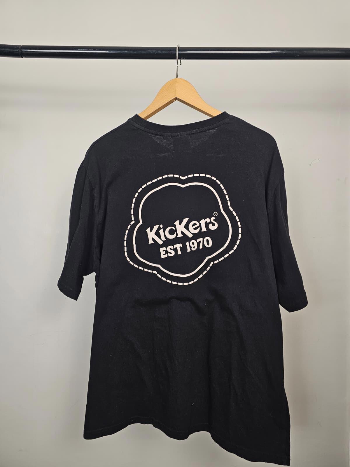 Kickers Classics Est 1970 Big Back Print Short Sleeve Top/T-shirt - XL/Extra Large