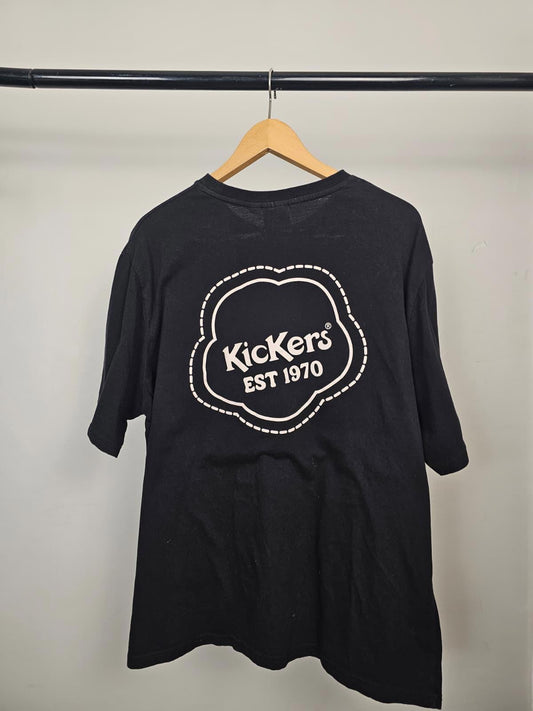 Kickers Classics Est 1970 Big Back Print Short Sleeve Top/T-shirt - XL/Extra Large