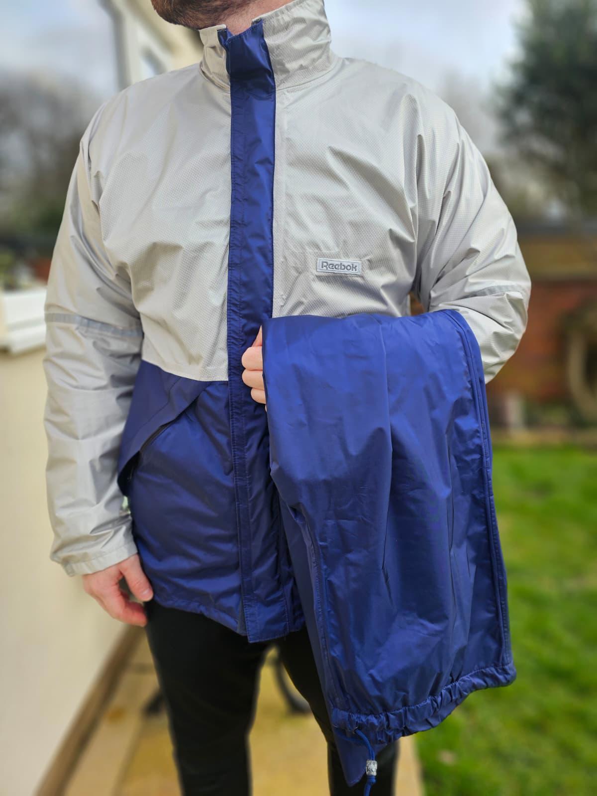 Reebok Rare Vintage 90's Waterproof Gore-Tex Hooded Jacket & Trousers Set - XL