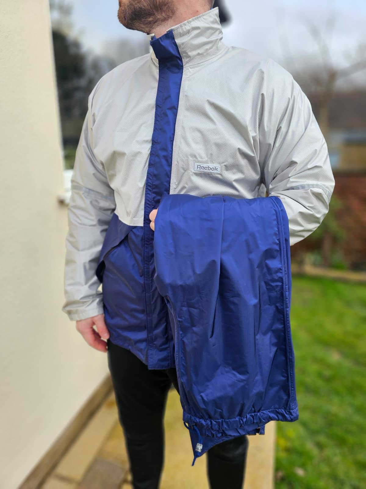 Reebok Rare Vintage 90's Waterproof Gore-Tex Hooded Jacket & Trousers Set - XL