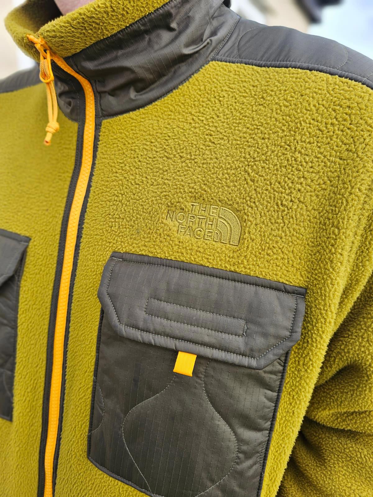 The North Face Mens Royal Arch Full Zip Fleece Jacket - Sulphur Moss Green - L