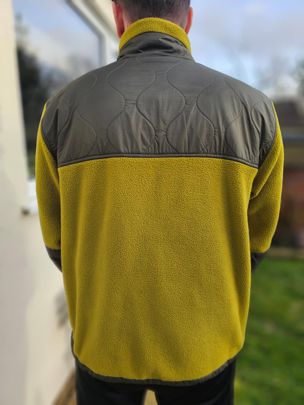 The North Face Mens Royal Arch Full Zip Fleece Jacket - Sulphur Moss Green - L