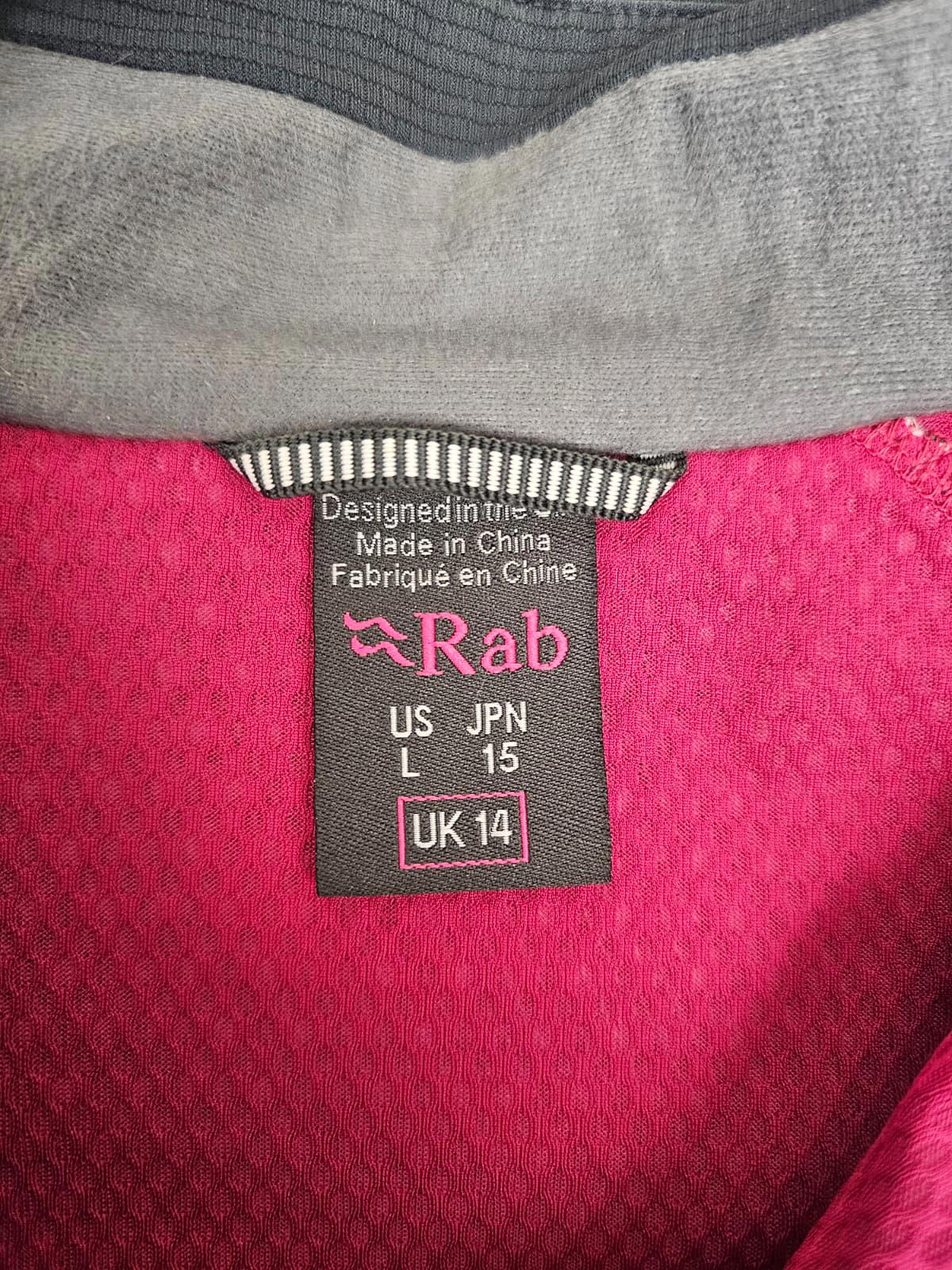 Rab Womens Low Bulk Polartec Alpha Mid Layer Full Zip Insulated Jacket - UK 14