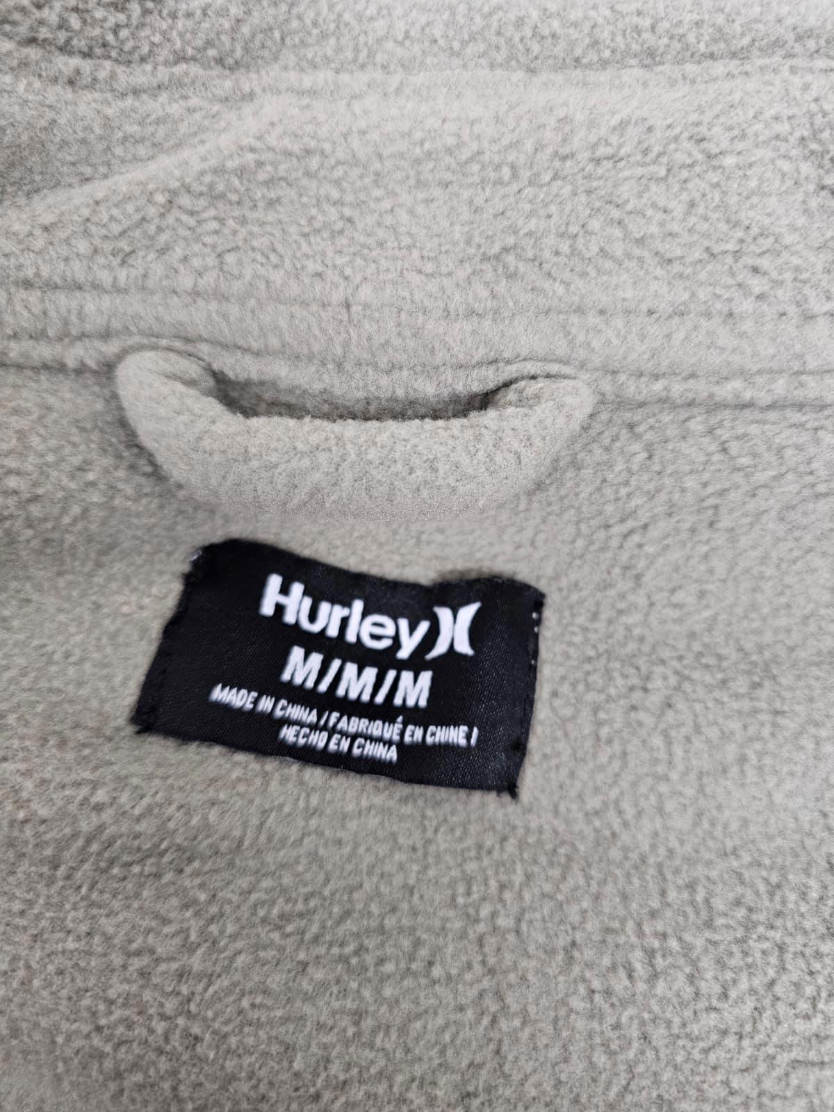 Hurley Men's Snap Button Fleece Shacket/Overshirt Jacket - M/Medium - Sage