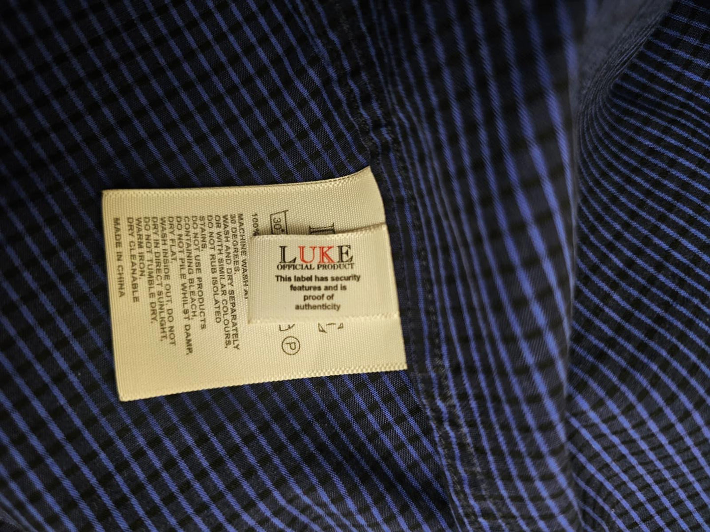 LUKE Mens Short Sleeve Smart Casual Button Up Oxford Style Shirt - M/Medium
