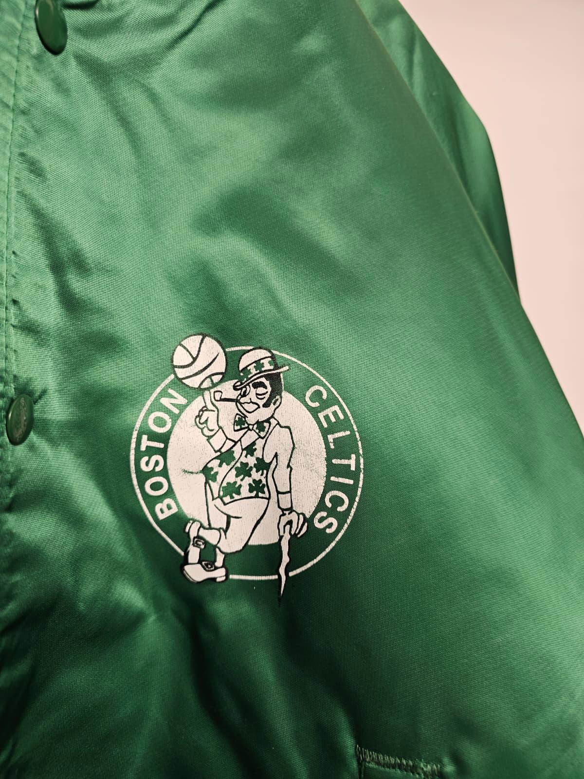 Boston Celtics Chalk Line Made In USA Full Zip Varsity Style Basketball Jacket L