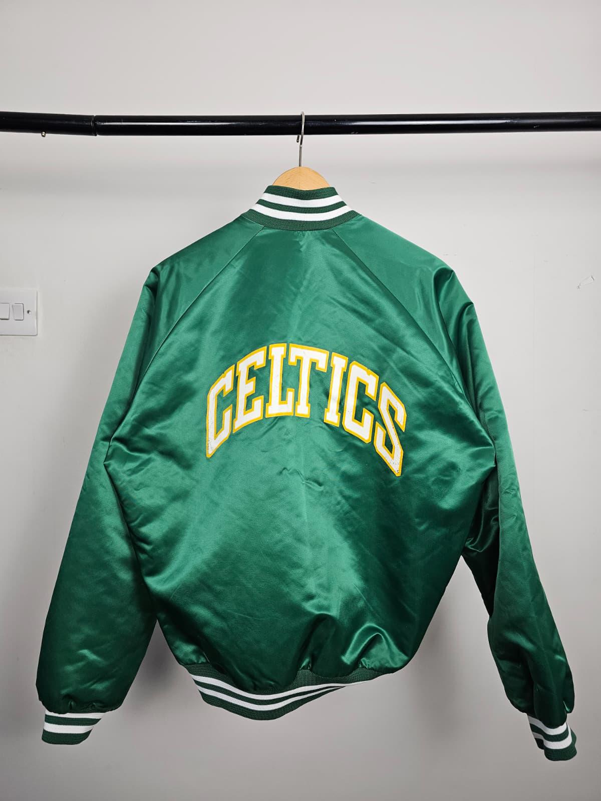 Boston Celtics Chalk Line Made In USA Full Zip Varsity Style Basketball Jacket L