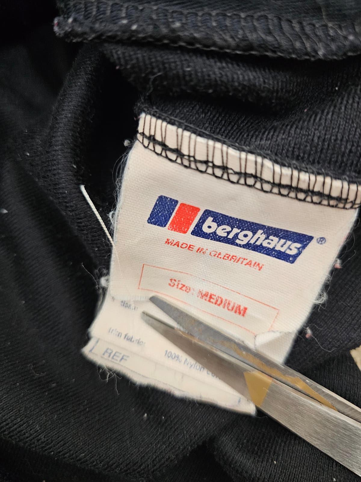 Berghaus Womens Vintage 90's Full Zip Technical Windproof Fleece Jacket - M