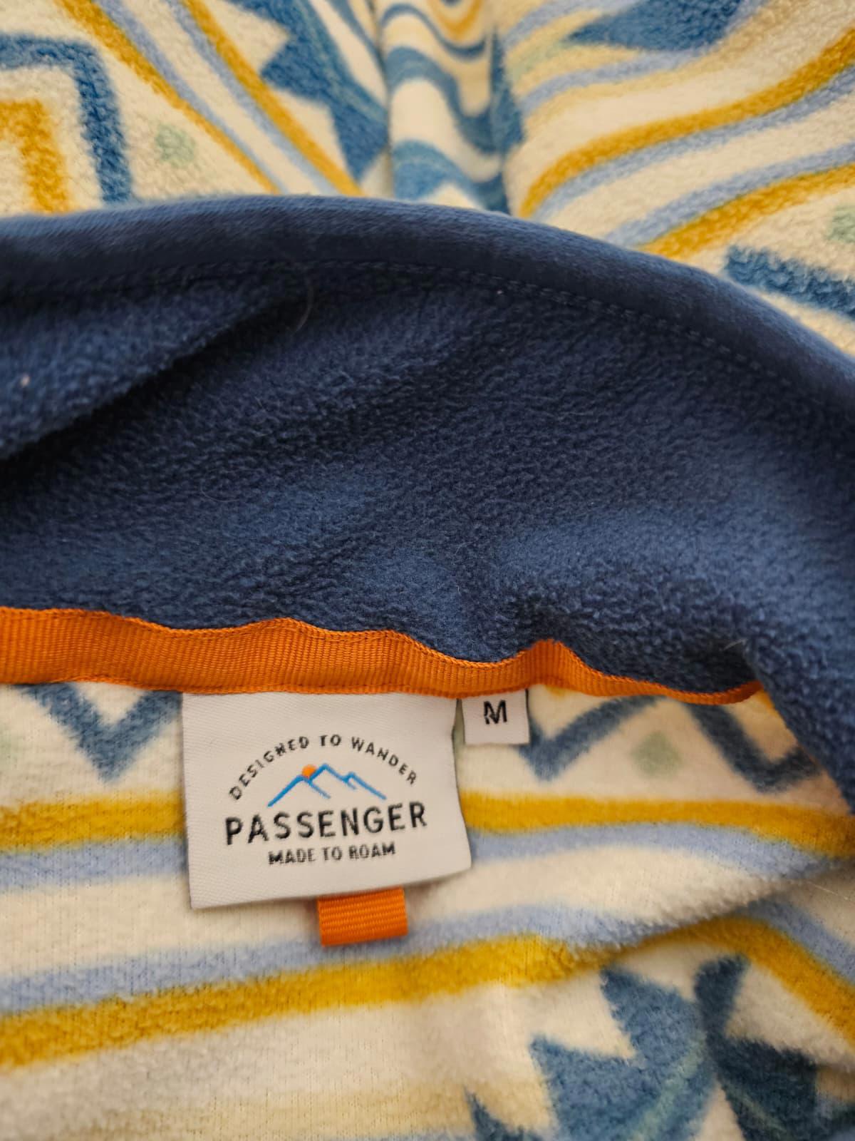 Passenger Womens Pullover Snap Button Aztec Fleece Jumper - M/Medium
